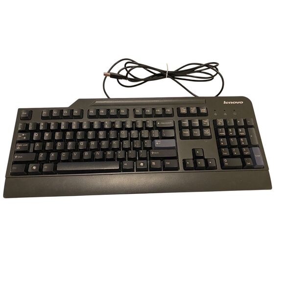Lenovo Preferred Pro USB Keyboard Ku 0225 Black Wired Computer Accessory - Picture 1 of 12